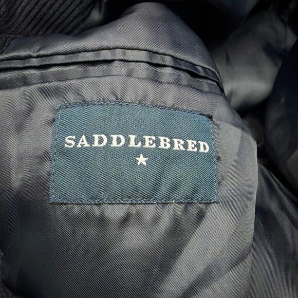 Saddlebred Corduroy Sport Coat Mens Size 40R Two Button - Picture 2 of 11